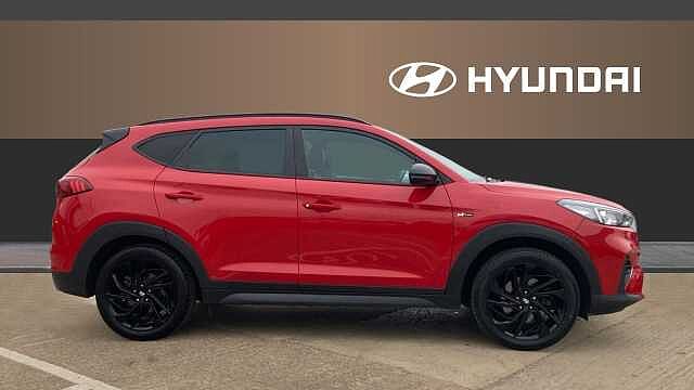 Hyundai TUCSON 1.6 TGDi 177 N Line 5dr 2WD DCT Petrol Estate Red