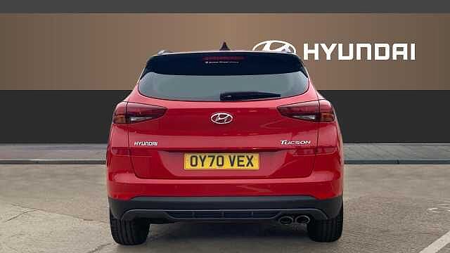 Hyundai TUCSON 1.6 TGDi 177 N Line 5dr 2WD DCT Petrol Estate Red