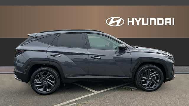 Hyundai TUCSON 1.6T 239 Hybrid Black Line 5dr Auto Hybrid Estate Ecotronic Grey - Pearl