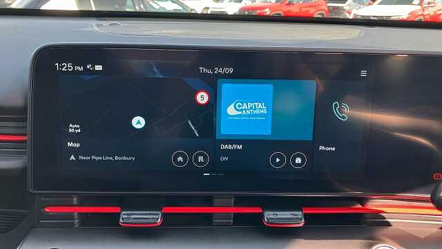 Hyundai KONA 1.6T 138 N Line 5dr Petrol Hatchback Red