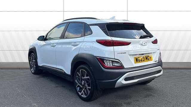 Hyundai KONA 1.6 GDi Hybrid Ultimate 5dr DCT Hybrid Hatchback White