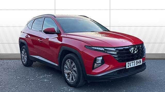 Hyundai TUCSON 1.6 TGDi Hybrid 230 SE Connect 5dr 2WD Auto Hybrid Estate Red