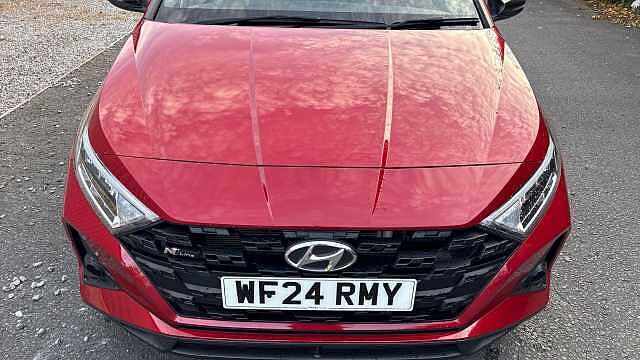 Hyundai I20 1.0T GDi 48V MHD 120 N Line 5dr DCT Petrol Hatchback Red