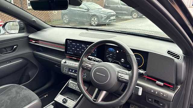 Hyundai KONA 1.6 Hybrid 129 N Line S 5dr DCT Hybrid Hatchback Black