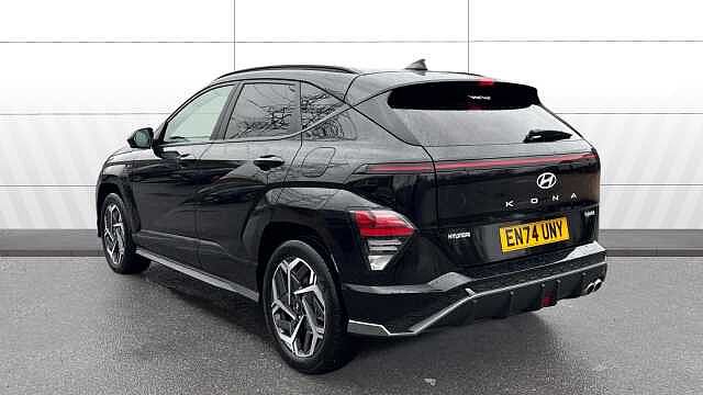 Hyundai KONA 1.6 Hybrid 129 N Line S 5dr DCT Hybrid Hatchback Black