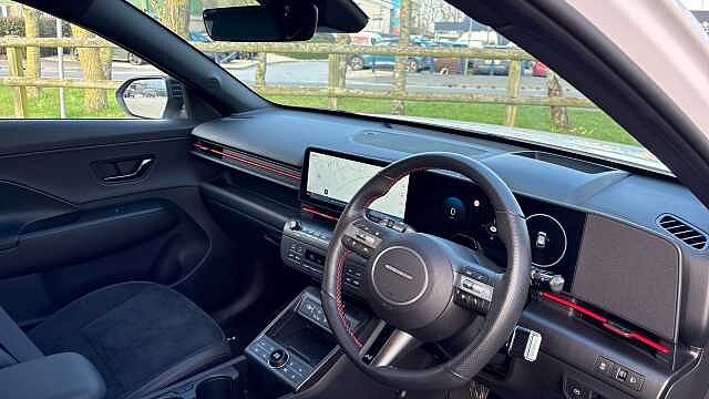 Hyundai KONA 160kW N Line S 65kWh 5dr Auto Electric Hatchback White