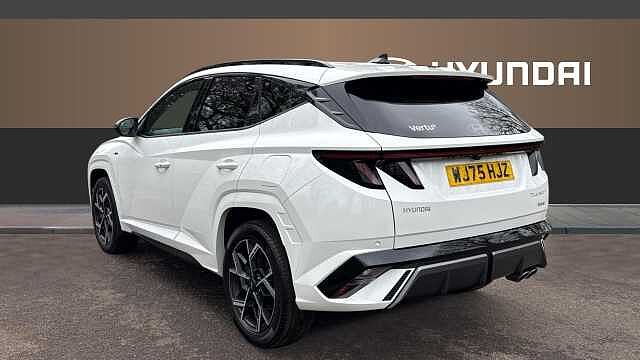 Hyundai TUCSON 1.6T 239 Hybrid N Line 5dr Auto Hybrid Estate White
