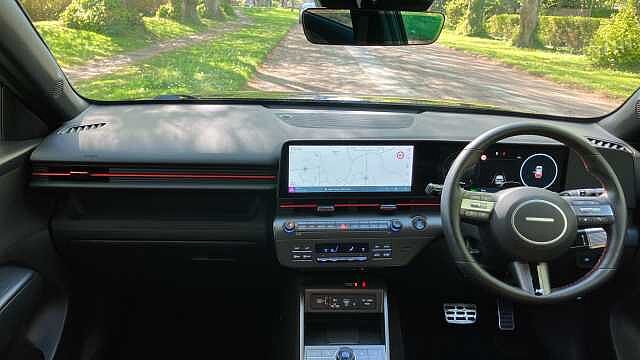 Hyundai KONA 1.6 Hybrid 129 N Line 5dr DCT Hybrid Hatchback Black