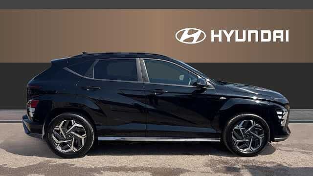 Hyundai KONA 1.6 Hybrid 129 N Line 5dr DCT Hybrid Hatchback Black