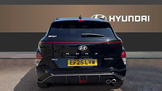 Hyundai KONA 1.6 Hybrid 129 N Line 5dr DCT Hybrid Hatchback Black