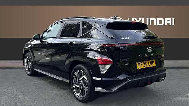 Hyundai KONA 1.6 Hybrid 129 N Line 5dr DCT Hybrid Hatchback Black