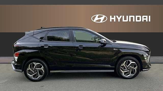 Hyundai KONA 1.6 Hybrid 129 N Line 5dr DCT Hybrid Hatchback Black