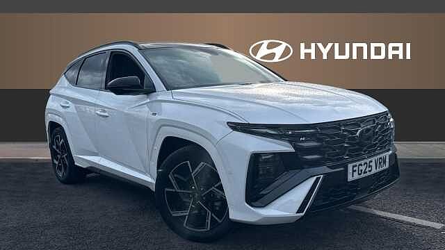 Hyundai TUCSON 1.6T 48V MHD N Line S 5dr DCT Petrol Estate White