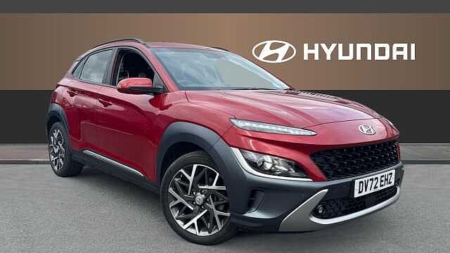 Hyundai KONA 1.6 GDi Hybrid Premium 5dr DCT Hybrid Hatchback Red