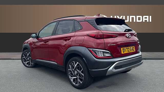 Hyundai KONA 1.6 GDi Hybrid Premium 5dr DCT Hybrid Hatchback Red