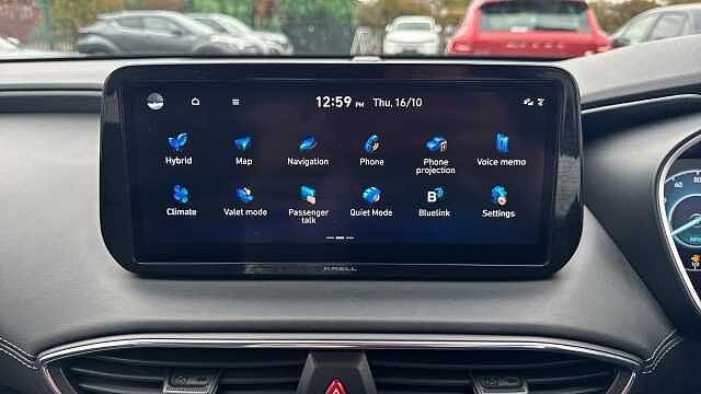 Hyundai SANTA FE 1.6 TGDi Hybrid Ultimate 5dr Auto Hybrid Estate Silver