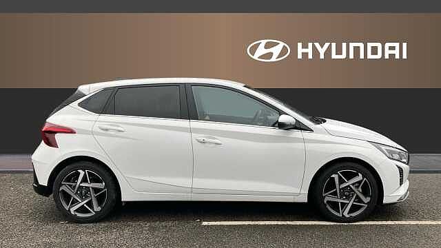 Hyundai I20 1.0T GDi 90 Tech Line 5dr DCT Petrol Hatchback Atlas White - Solid