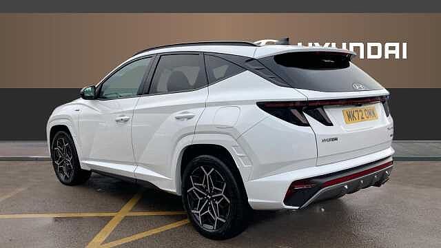 Hyundai TUCSON 1.6 TGDi Hybrid 230 N Line S 5dr 2WD Auto Hybrid Estate White