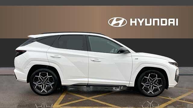 Hyundai TUCSON 1.6 TGDi Hybrid 230 N Line S 5dr 2WD Auto Hybrid Estate White