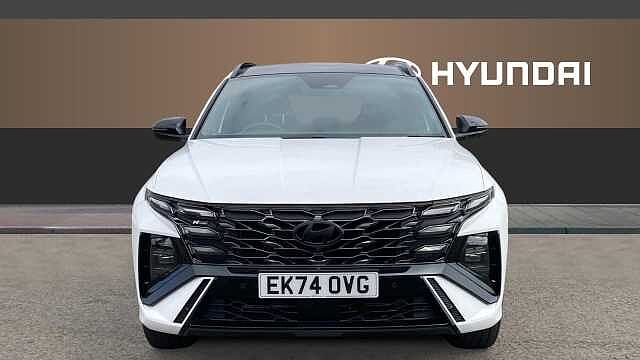 Hyundai TUCSON 1.6T Hybrid N Line S 5dr Auto Hybrid Estate White