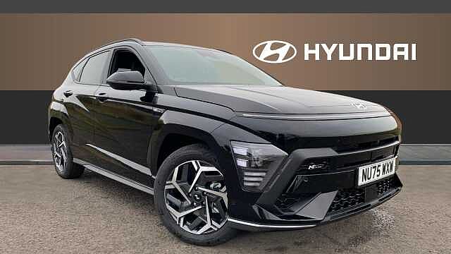 Hyundai KONA 1.6T N Line S 5dr DCT Petrol Hatchback Pearl - Abyss Black