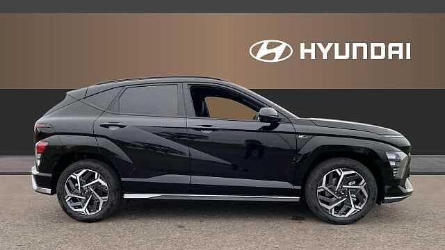 Hyundai KONA 1.6T N Line S 5dr DCT Petrol Hatchback Pearl - Abyss Black