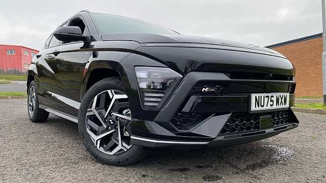 Hyundai KONA 1.6T N Line S 5dr DCT Petrol Hatchback Pearl - Abyss Black