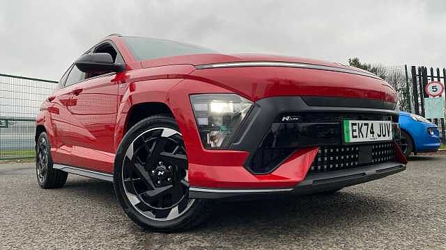 Hyundai KONA 160kW N Line 65kWh 5dr Auto Electric Hatchback Red