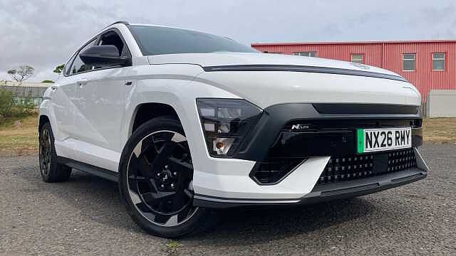 Hyundai KONA 160kW N Line 65kWh 5dr Auto Electric Hatchback Special Solid - Atlas White