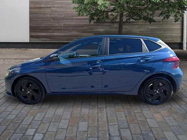 Hyundai I20 1.0 T-GDi Black Line Hatchback 5dr Petrol DCT Euro 6 (s/s) (90 ps) Blue