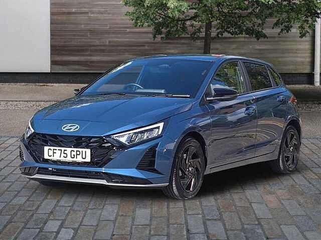 Hyundai I20 1.0 T-GDi Black Line Hatchback 5dr Petrol DCT Euro 6 (s/s) (90 ps) Blue