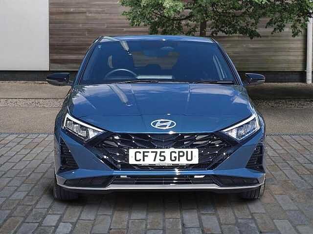 Hyundai I20 1.0 T-GDi Black Line Hatchback 5dr Petrol DCT Euro 6 (s/s) (90 ps) Blue