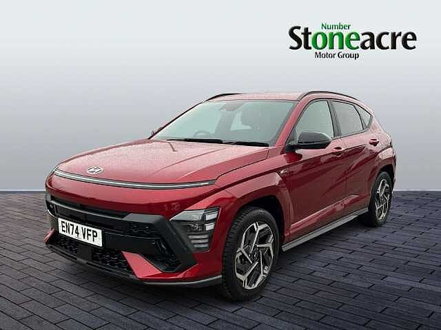 Hyundai KONA 1.6 h-GDi N Line S DCT Euro 6 (s/s) 5dr Red