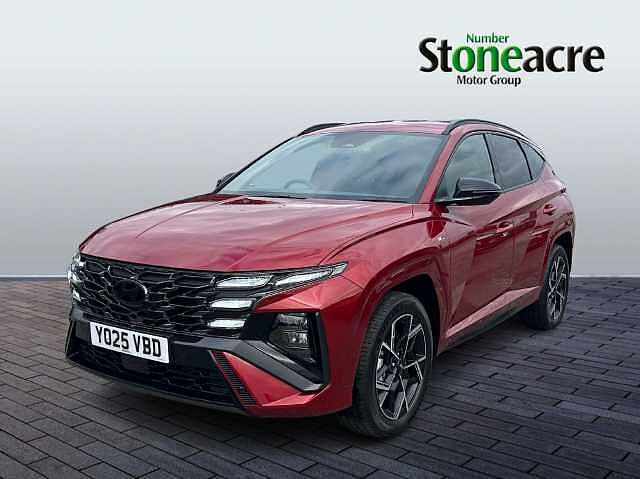 Hyundai TUCSON PLUG-IN HYBRID 1.6 T-GDi 13.8kWh N Line Auto Euro 6 (s/s) 5dr Red
