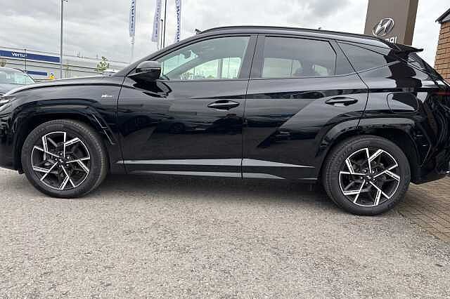 Hyundai TUCSON 1.6T 48V MHD N Line S 5dr 4WD DCT Black