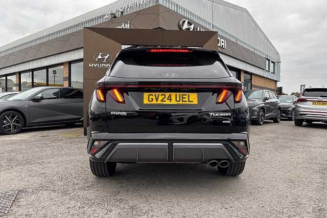 Hyundai TUCSON 1.6T 48V MHD N Line S 5dr 4WD DCT Black