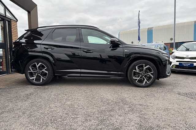 Hyundai TUCSON 1.6T 48V MHD N Line S 5dr 4WD DCT Black