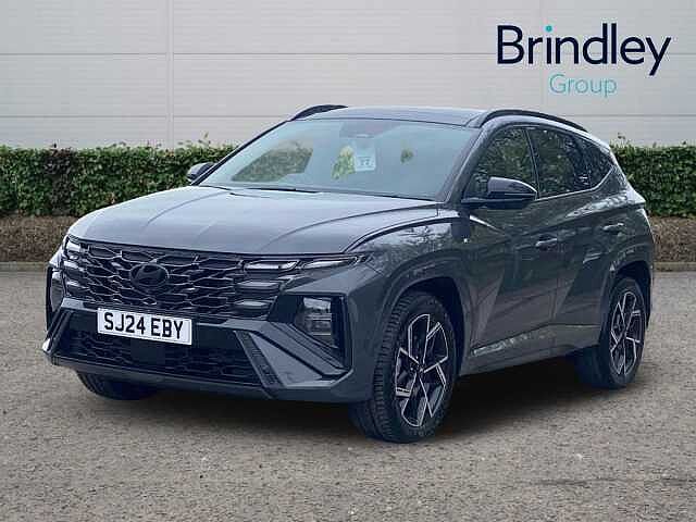 Hyundai TUCSON 1.6 T-GDi N Line S SUV 5dr Petrol Hybrid Auto Euro 6 (s/s) (215 ps) Electronic Grey