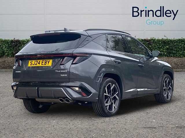 Hyundai TUCSON 1.6 T-GDi N Line S SUV 5dr Petrol Hybrid Auto Euro 6 (s/s) (215 ps) Electronic Grey