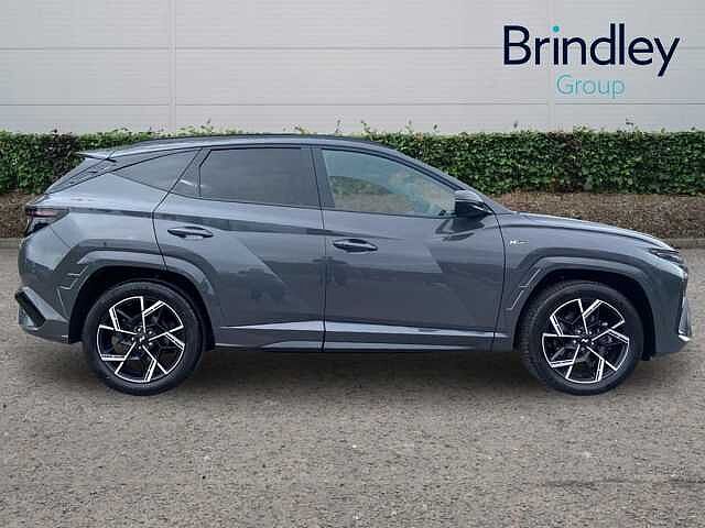 Hyundai TUCSON 1.6 T-GDi N Line S SUV 5dr Petrol Hybrid Auto Euro 6 (s/s) (215 ps) Electronic Grey