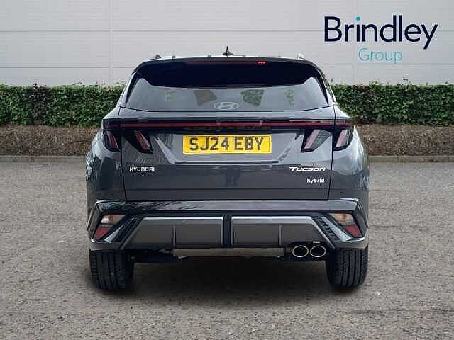 Hyundai TUCSON 1.6 T-GDi N Line S SUV 5dr Petrol Hybrid Auto Euro 6 (s/s) (215 ps) Electronic Grey