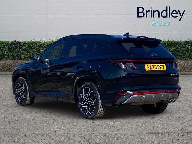 Hyundai TUCSON 1.6 h T-GDi N Line S SUV 5dr Petrol Hybrid Auto Euro 6 (s/s) (230 ps) Abyss Black