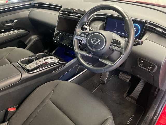 Hyundai TUCSON 1.6 h T-GDi Premium SUV 5dr Petrol Hybrid Auto Euro 6 (s/s) (230 ps) ENGINE Red