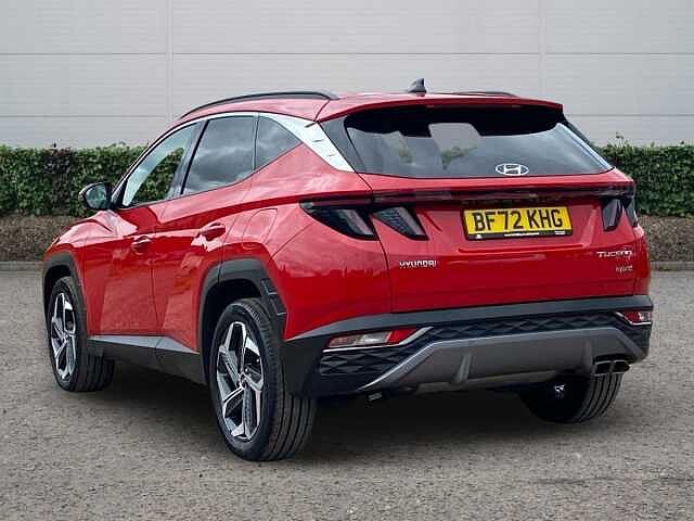 Hyundai TUCSON 1.6 h T-GDi Premium SUV 5dr Petrol Hybrid Auto Euro 6 (s/s) (230 ps) ENGINE Red