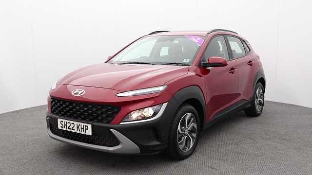 Hyundai KONA 1.6 h-GDi SE Connect SUV 5dr Petrol Hybrid DCT Euro 6 (s/s) (141 ps) Red