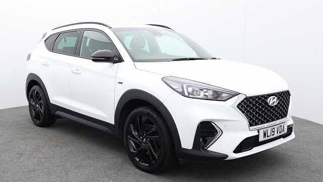 Hyundai TUCSON 1.6 T-GDi N Line SUV 5dr Petrol Manual Euro 6 (s/s) (177 ps) White