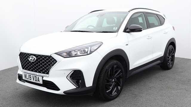 Hyundai TUCSON 1.6 T-GDi N Line SUV 5dr Petrol Manual Euro 6 (s/s) (177 ps) White