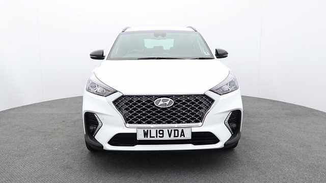 Hyundai TUCSON 1.6 T-GDi N Line SUV 5dr Petrol Manual Euro 6 (s/s) (177 ps) White