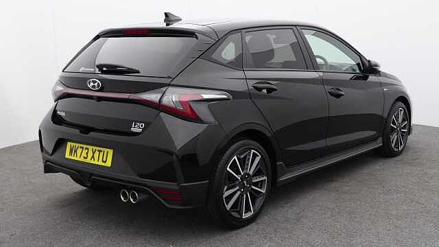Hyundai I20 1.0 T-GDi MHEV N Line Hatchback 5dr Petrol Hybrid Manual Euro 6 (s/s) (120 ps) Black