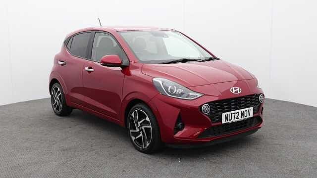 Hyundai I10 1.0 Premium Hatchback 5dr Petrol Manual Euro 6 (s/s) (67 ps) Red
